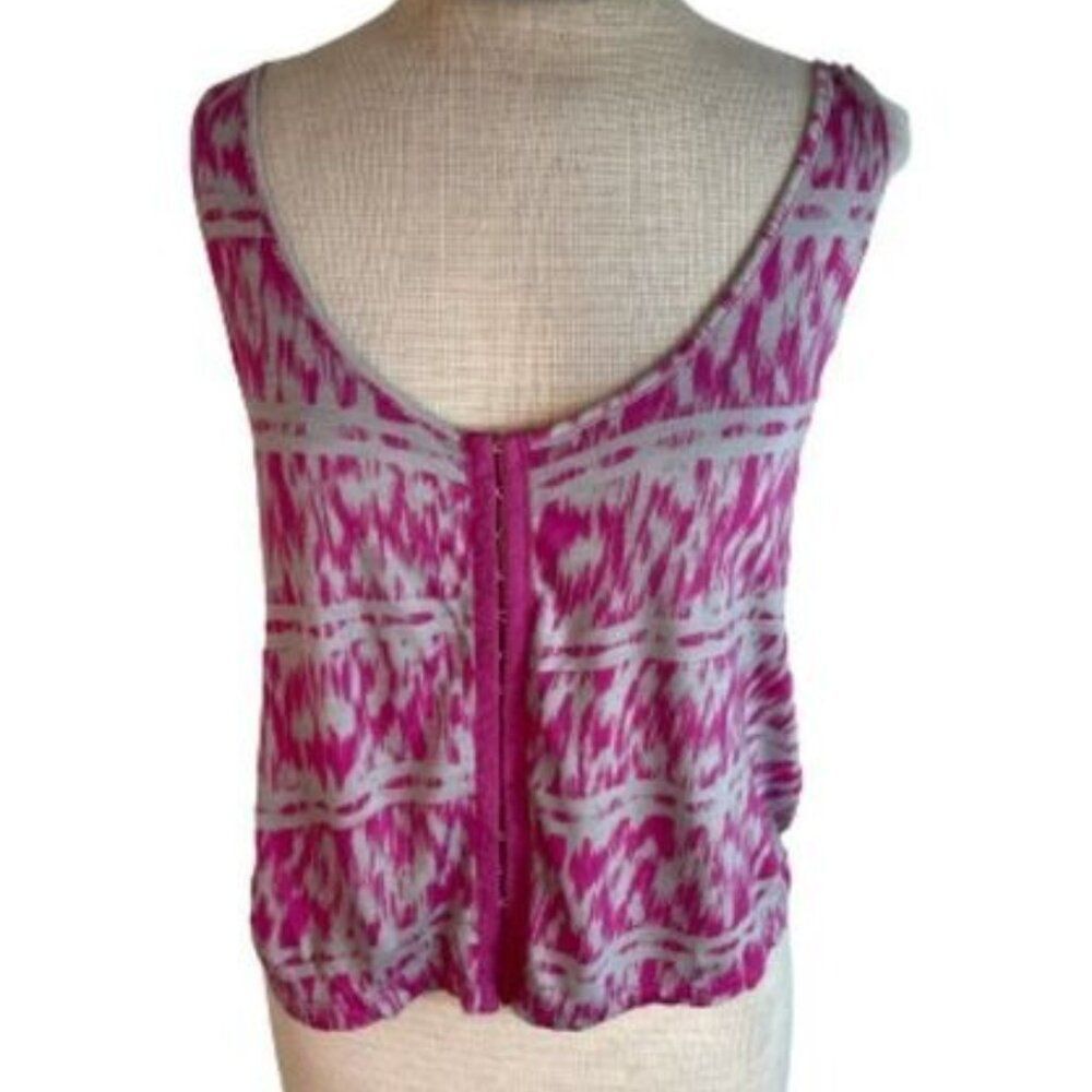 Kirra PacSun Knit Tank Top Cami Camisole Gray Purple M Medium